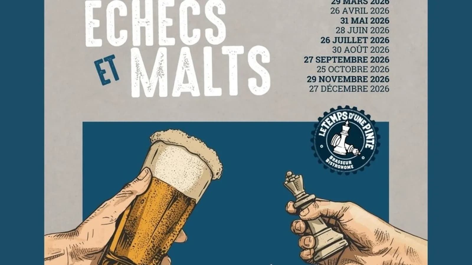 Échecs et Malts au Temps d'une Pinte