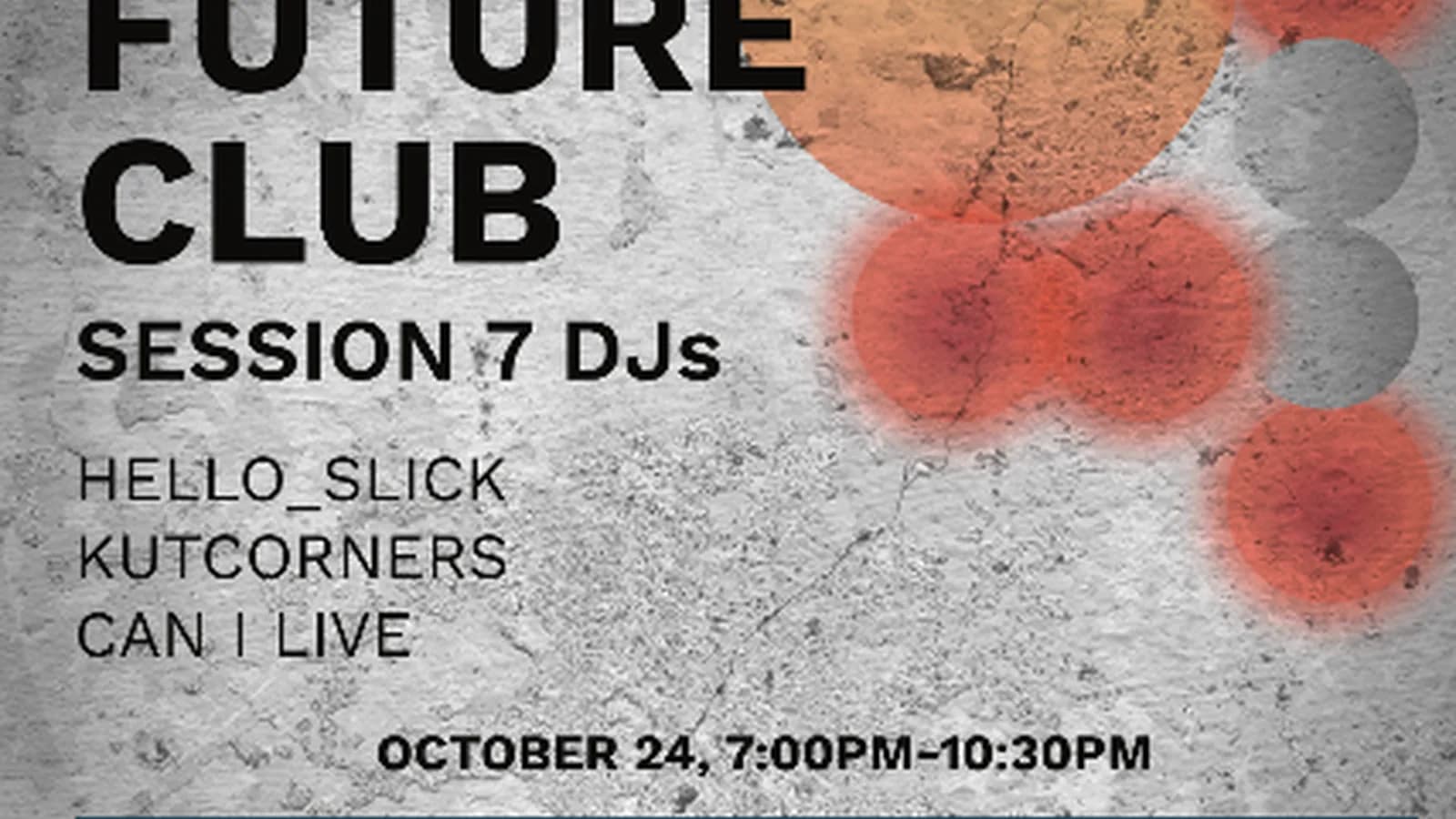 EARLY FUTURE CLUB: OCTOBER SOULS