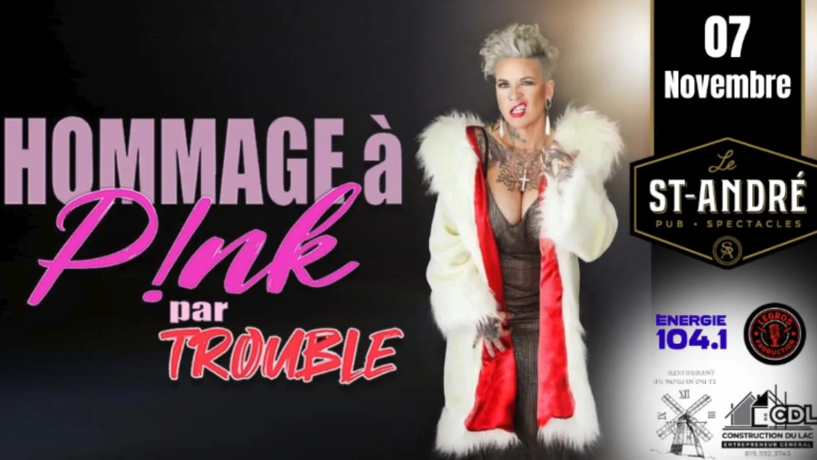 Le St-André présente Hommage à Pink