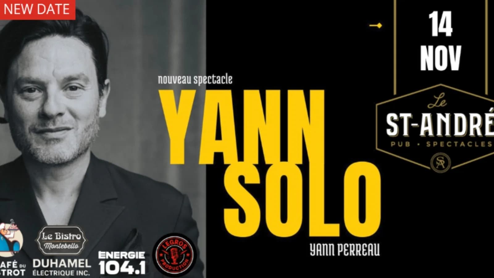 Le St-André presents Yann Perreau