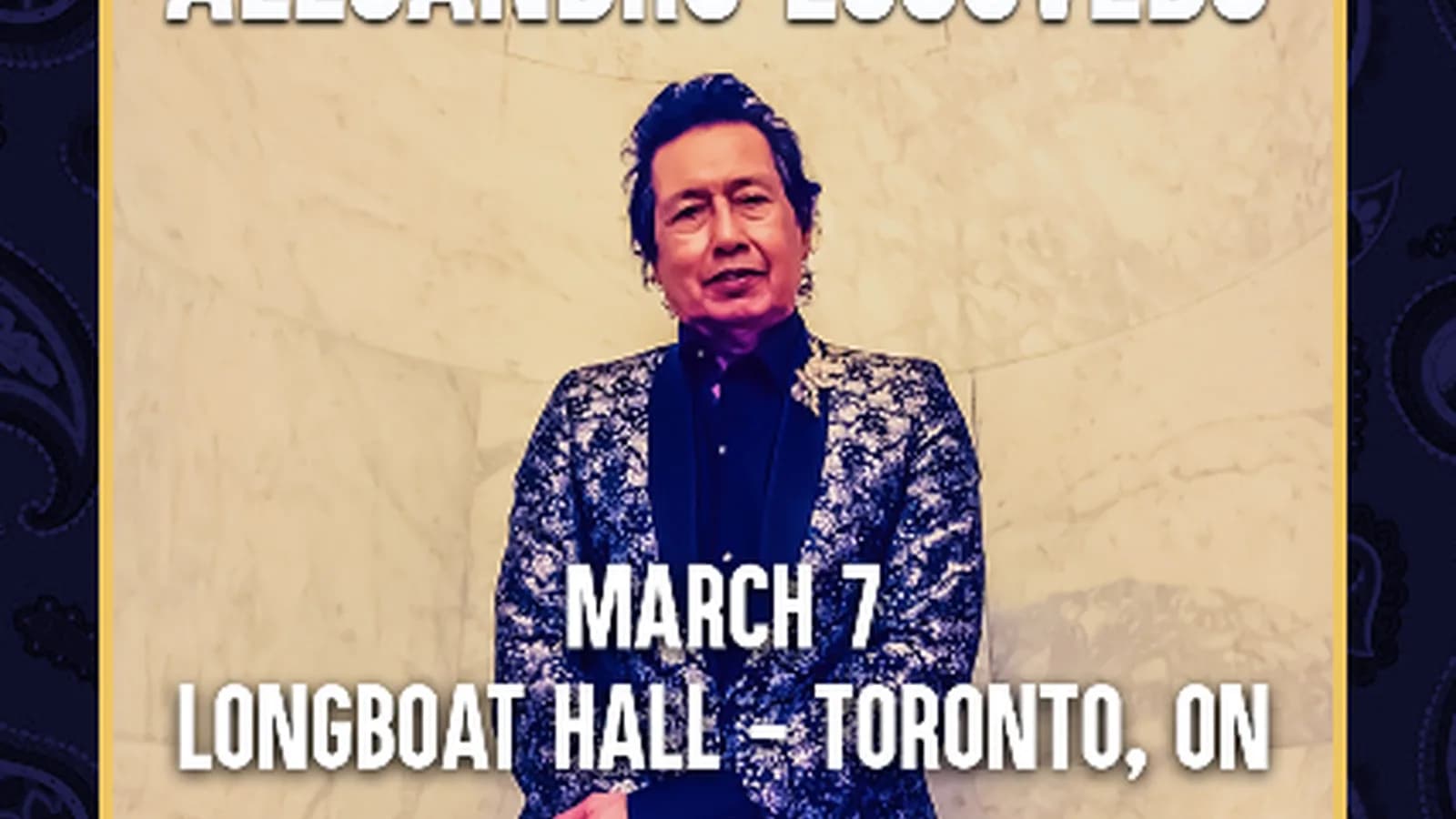POSTPONED - NEW DATE TBA - Alejandro Escovedo
